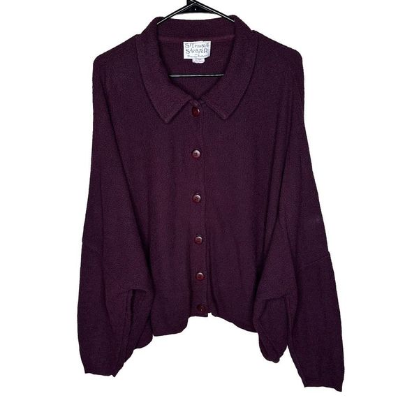 American Vintage STEPHANIE SCHUSTER Princess Knitwear Slouchy Oversized Marled C - Picture 1 of 5